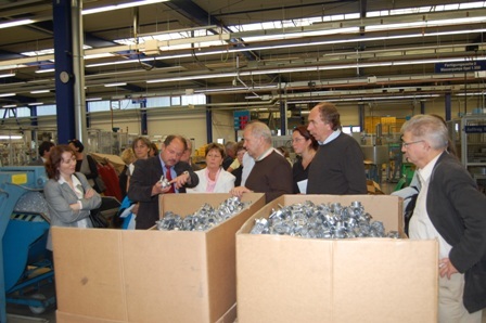 Besuch einer brandenburgischen Delegation, Bild: Besuch der brandenburgischen Delegation bei der GPM GmbH in Merbelsrod
