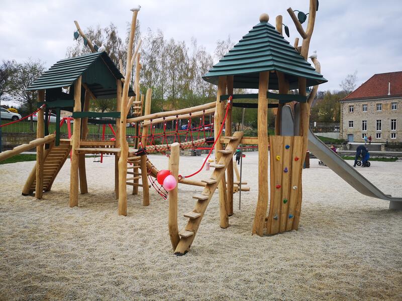 Neuer Spielplatz in Volkenroda, Bild: Quelle: RAG Unstrut-Hainich e.V.