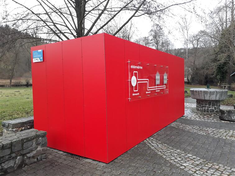 Der Infopoint in Form eines Containers, Bild: Quelle: Plecher und Herden GmbH