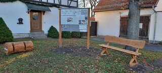 Neuer Rastplatz am Kirchenradweg in Gottstedt (Quelle: Thüringer Landgesellschaft mbH)