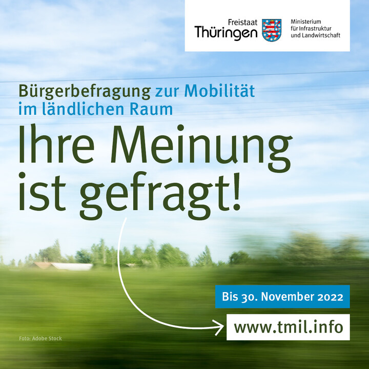 Bürgerbefragung (Thüringer Ministerium für Infrastruktur und Landwirtschaft)