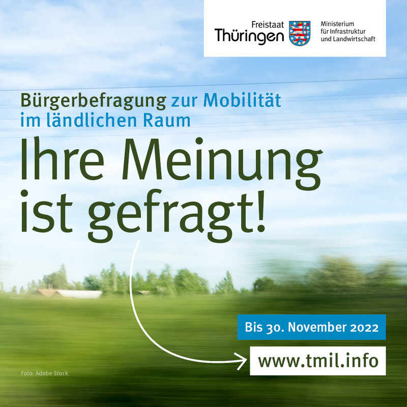 Bürgerbefragung, Bild: Thüringer Ministerium für Infrastruktur und Landwirtschaft